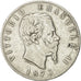 Italia, Vittorio Emanuele II, 5 Lire, 1873, Milan, MB, Argento, KM:8.3