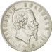Moneda, Italia, Vittorio Emanuele II, 5 Lire, 1875, Milan, BC+, Plata, KM:8.3