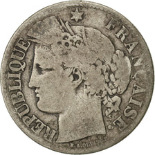 Monnaie, France, Cérès, 2 Francs, 1871, Paris, TB, Argent, KM:817.1