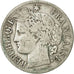 Moneta, Francia, Cérès, 2 Francs, 1871, Paris, MB+, Argento, KM:817.1
