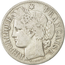 Monnaie, France, Cérès, 2 Francs, 1871, Bordeaux, TB, Argent, KM:817.2