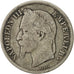 Moneta, Francia, Napoleon III, Napoléon III, 2 Francs, 1866, Strasbourg, B+