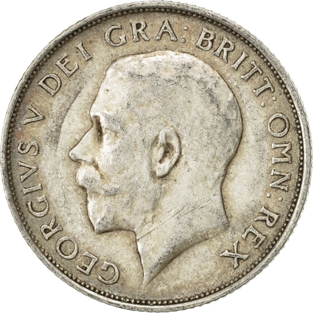 Great Britain, George V, Shilling, 1913, EF(40-45), Silver, KM:816