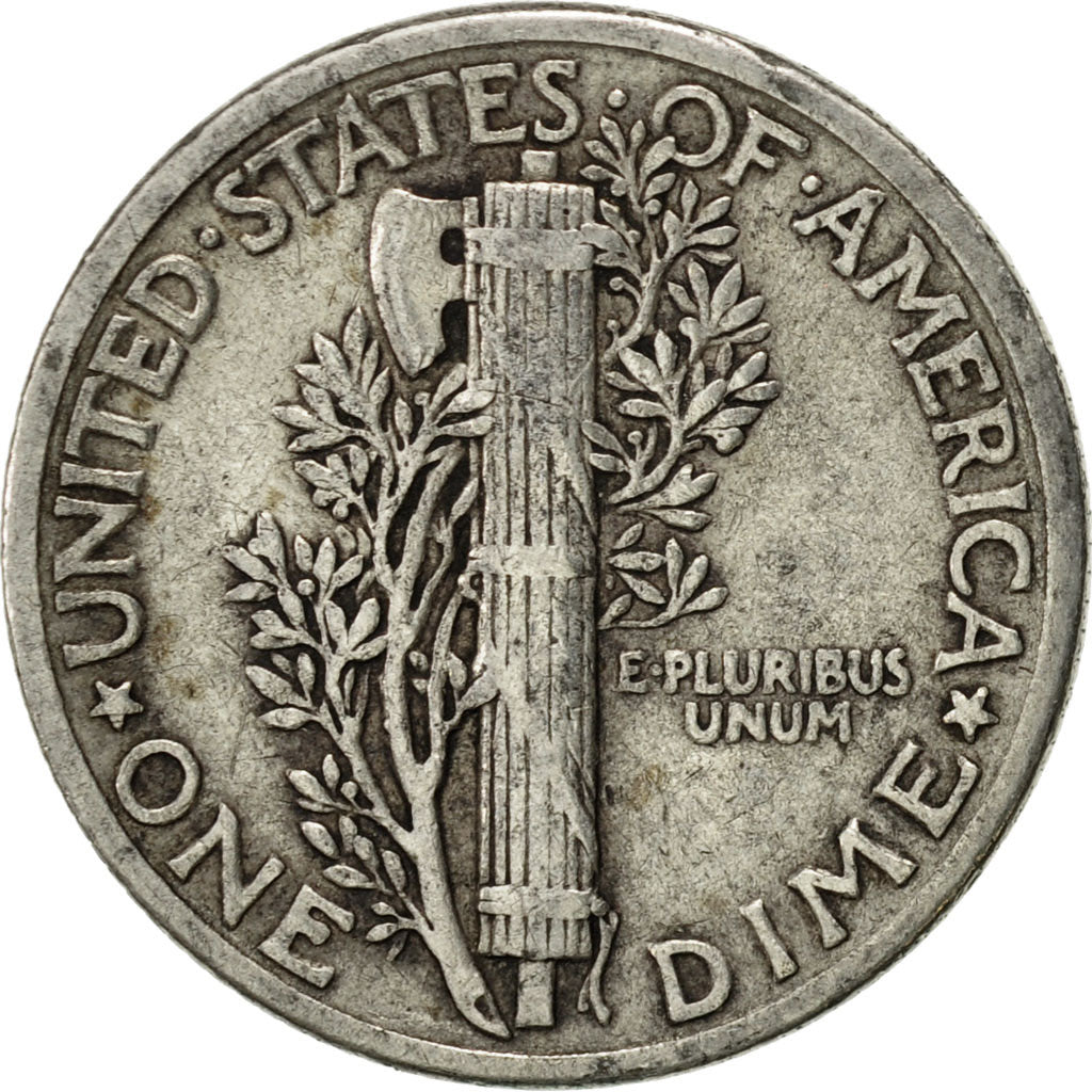 Moneta, Stati Uniti, Mercury Dime, Dime, 1942, U.S. Mint, Philadelphia, BB
