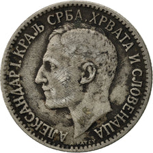 Moneta, Iugoslavia, Alexander I, 50 Para, 1925, Brussels, MB+, Nichel-bronzo