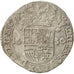 Spanische Niederlande, BRABANT, Escalin, 1650, Brussels, SS, Silber, KM:52.3
