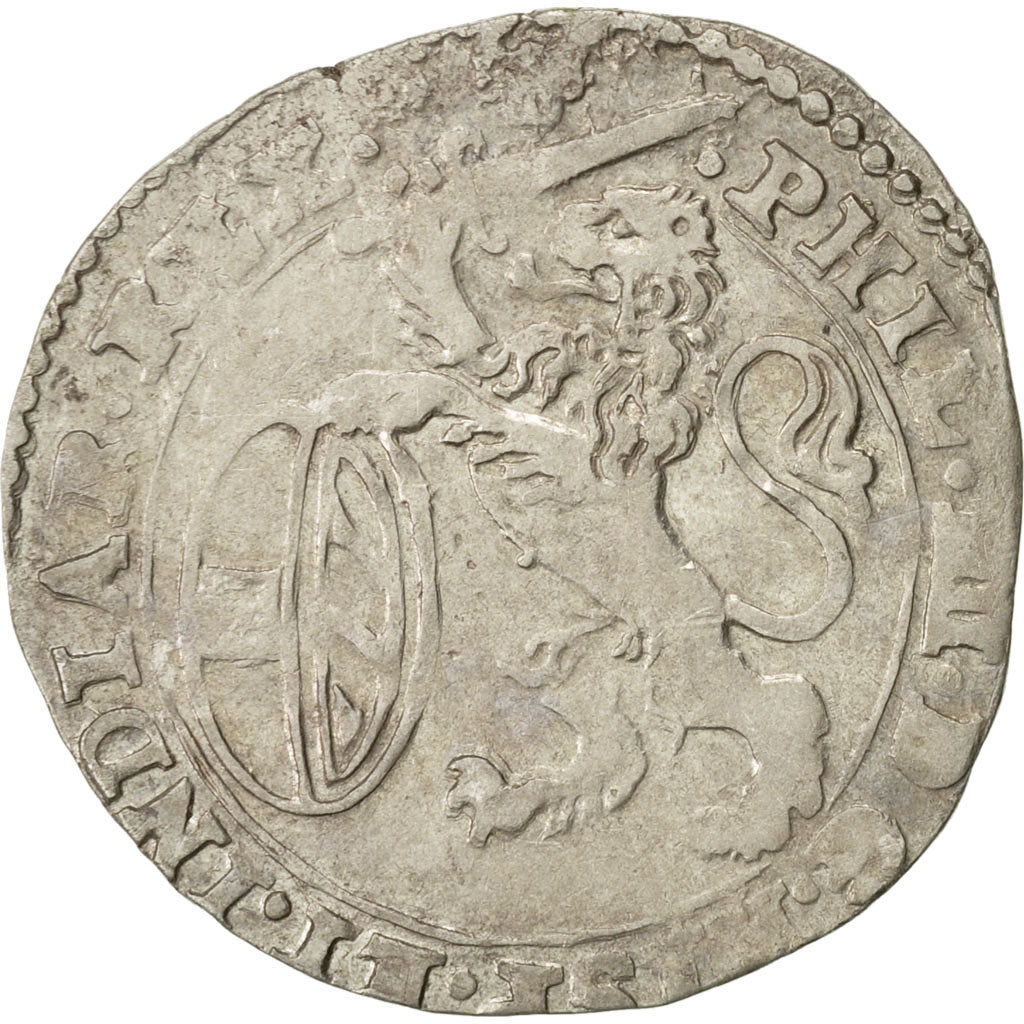 Spanische Niederlande, BRABANT, Escalin, 1650, Brussels, SS, Silber, KM:52.3