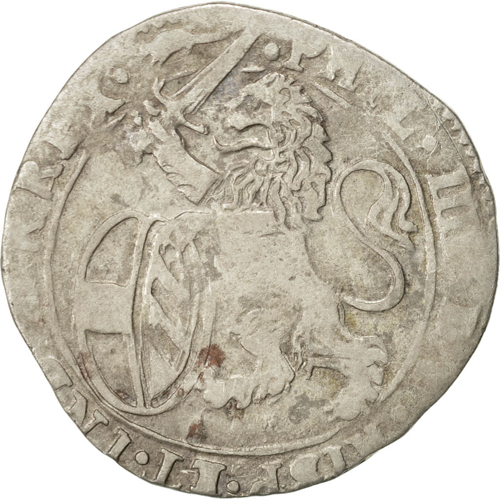 Coin, Spanish Netherlands, Artois, Philip IV, Escalin, 1624, Arras, VF(30-35)