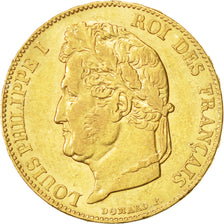 Francia, Louis-Philippe, 20 Francs, 1848, Paris, BB+, Oro, KM:750.1