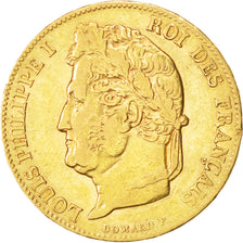 France, Louis-Philippe, 20 Francs, 1840, Paris, TTB, Or, KM:750.1, Gadoury:1031