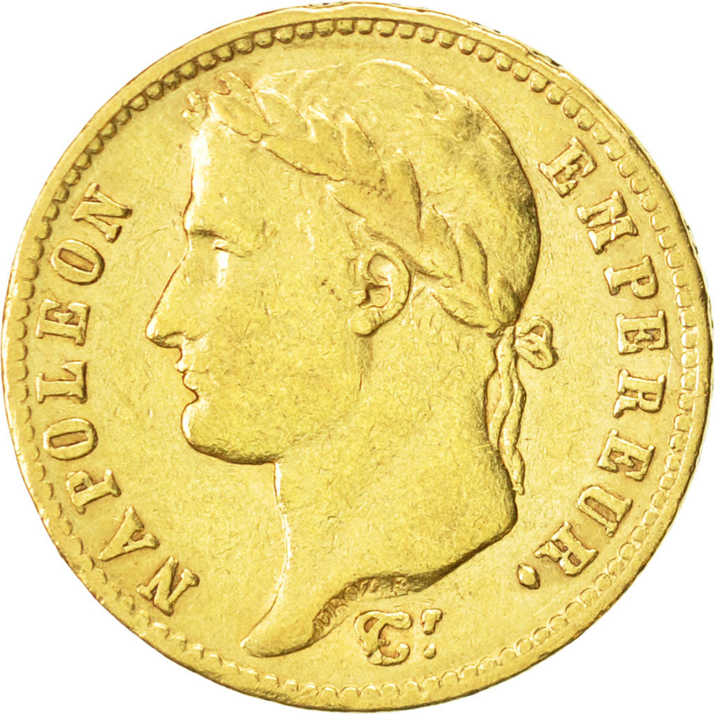 France, Napoléon I, 20 Francs, 1811, Paris, EF(40-45), Gold, KM:695.1
