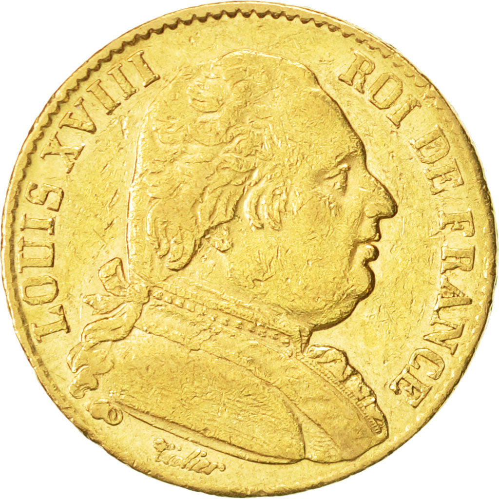 Münze, Frankreich, Louis XVIII, Louis XVIII, 20 Francs, 1815, Paris, SS, Gold