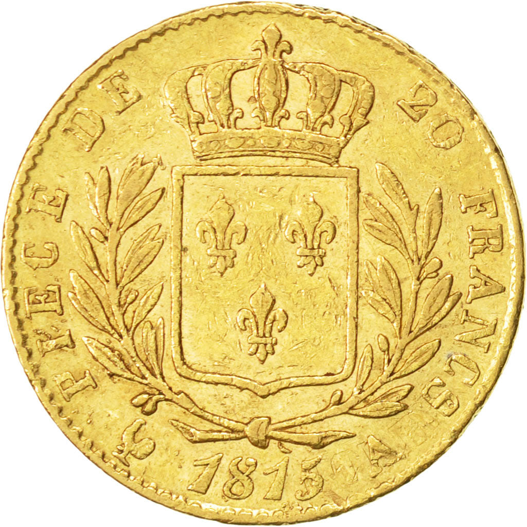 Münze, Frankreich, Louis XVIII, Louis XVIII, 20 Francs, 1815, Paris, SS, Gold