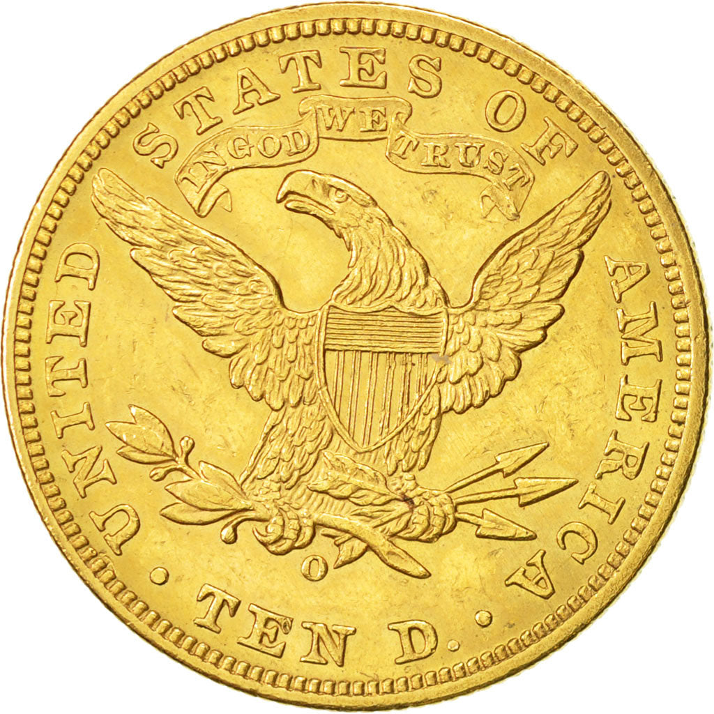 United States, Coronet Head, $10, 1888, New Orleans, MS(60-62), Gold, KM:102