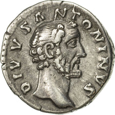Divus Antoninus Pius, Denarius, Rome, EF(40-45), Silver, RIC:436