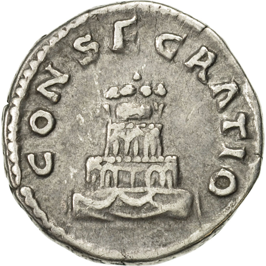 Divus Antoninus Pius, Denarius, Rome, EF(40-45), Silver, RIC:436