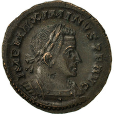 Münze, Maximinus II, Follis, Trier, SS+, Bronze, RIC:845a