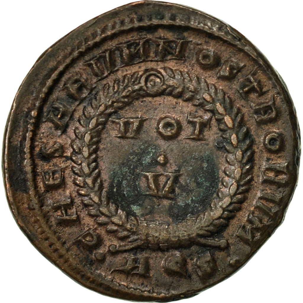 Moneda, Crispus, Follis, Aquileia, MBC+, Bronce, RIC:89