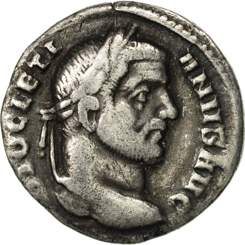 Diocletian, Argenteus, Ticinum, VF(30-35), Silver, RIC:16a