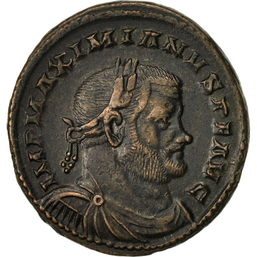Coin, Maximianus, Follis, London, AU(50-53), Bronze, RIC:25