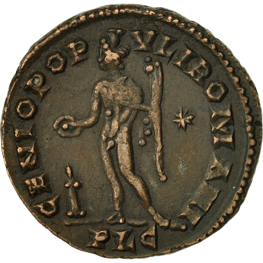 Coin, Severus II, Follis, Lyons, AU(50-53), Bronze, RIC:186c