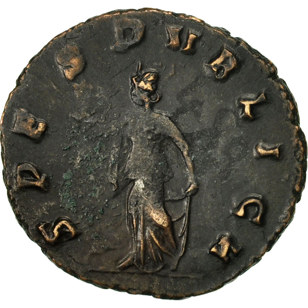 Coin, Claudius II (Gothicus), Antoninianus, Rome, EF(40-45), Billon, RIC:102