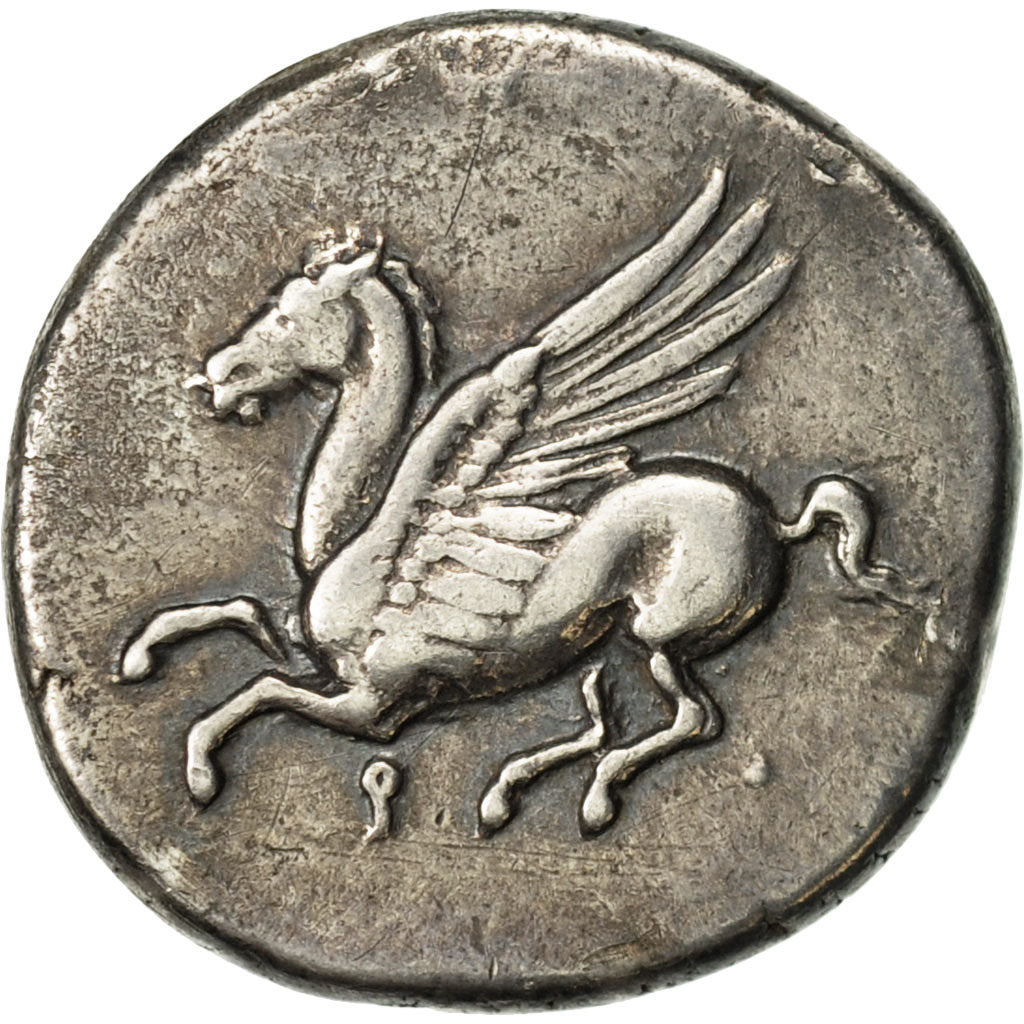 Corinthia, Corinth, Stater, Corinth, EF(40-45), Silver, Pegasi:426