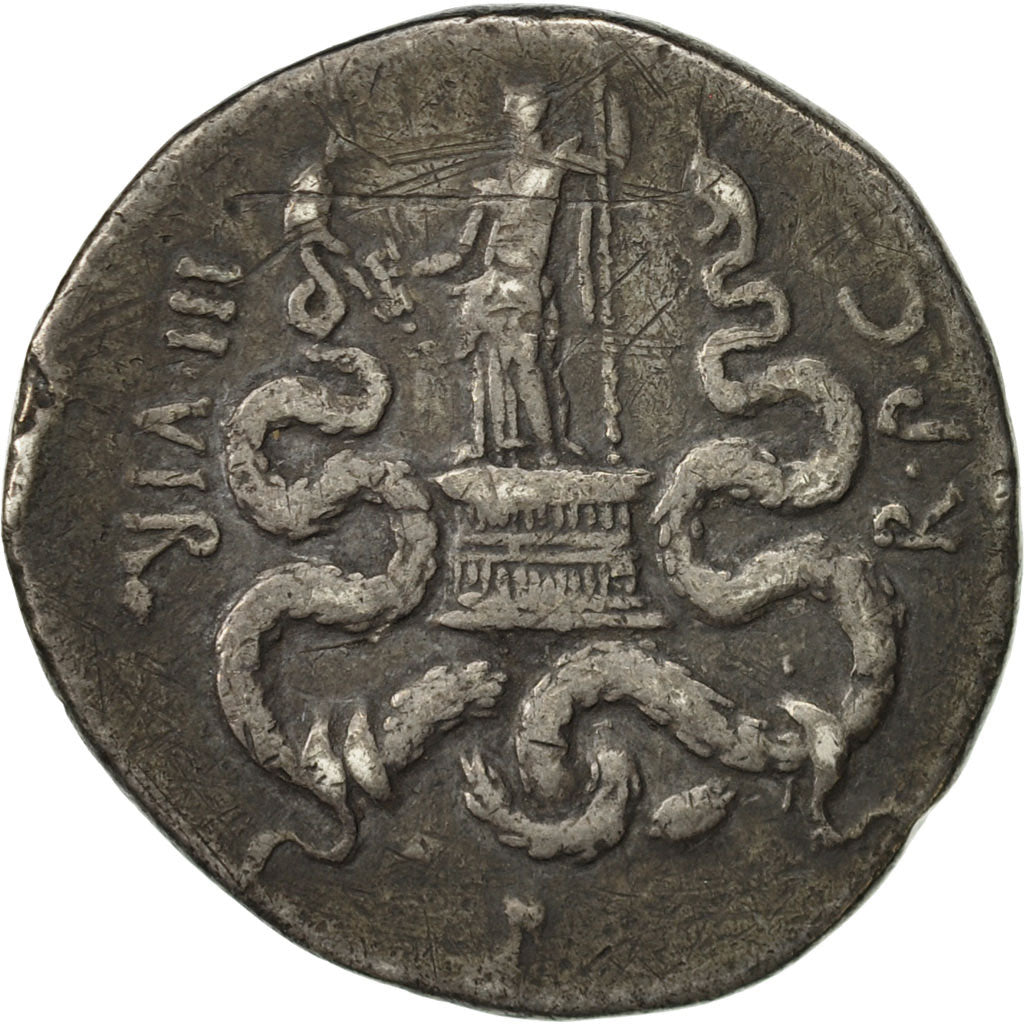 Coin, Marcus Antonius, Cistophorus, Ephesos, VF(20-25), Silver, RPC:2202