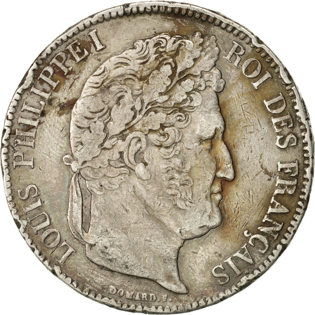 Monnaie, France, Louis-Philippe, 5 Francs, 1838, Rouen, TB+, Argent, KM:749.2