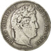 Coin, France, Louis-Philippe, 5 Francs, 1834, Lyon, VF(30-35), Silver, KM:749.4