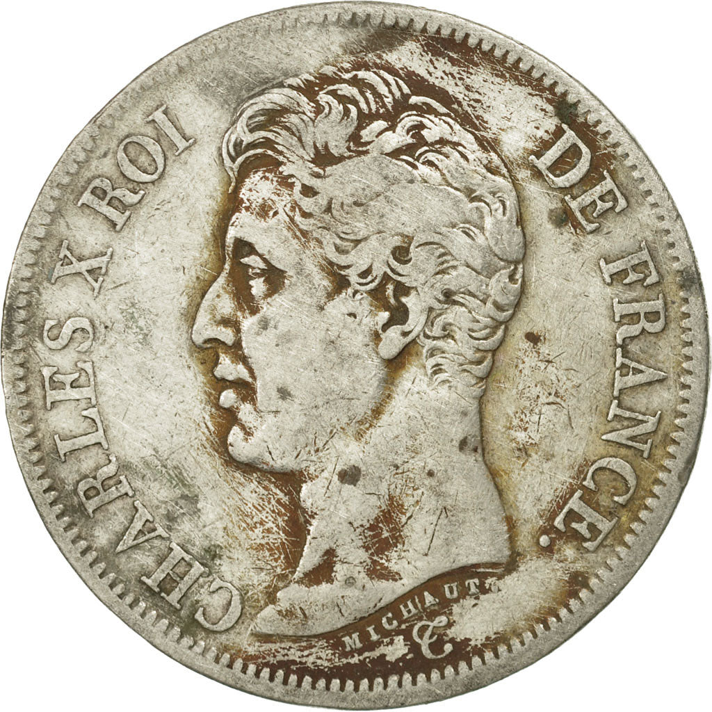 France, Charles X, 5 Francs, 1826, Lille, VF(30-35), Silver, KM:720.13