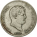 ITALIAN STATES, NAPLES, Ferdinando II, 120 Grana, 1857, VF(20-25), Silver