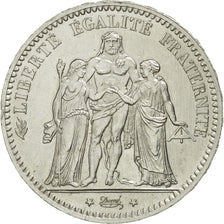 Coin, France, Hercule, 5 Francs, 1877, Paris, MS(64), Silver, KM:820.1