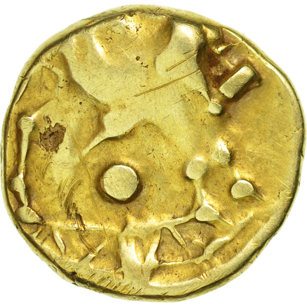 Coin, Ambiani, Stater, VF(30-35), Gold, Delestrée:158