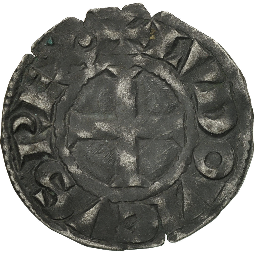 France, Louis VIII ou Louis IX, Denier Tournois, TTB, Billon, Duplessy:188