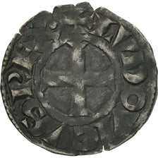 France, Louis VIII ou Louis IX, Denier Tournois, TTB, Billon, Duplessy:188