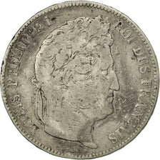 Moneta, Francia, Louis-Philippe, 5 Francs, 1841, Bordeaux, MB, Argento