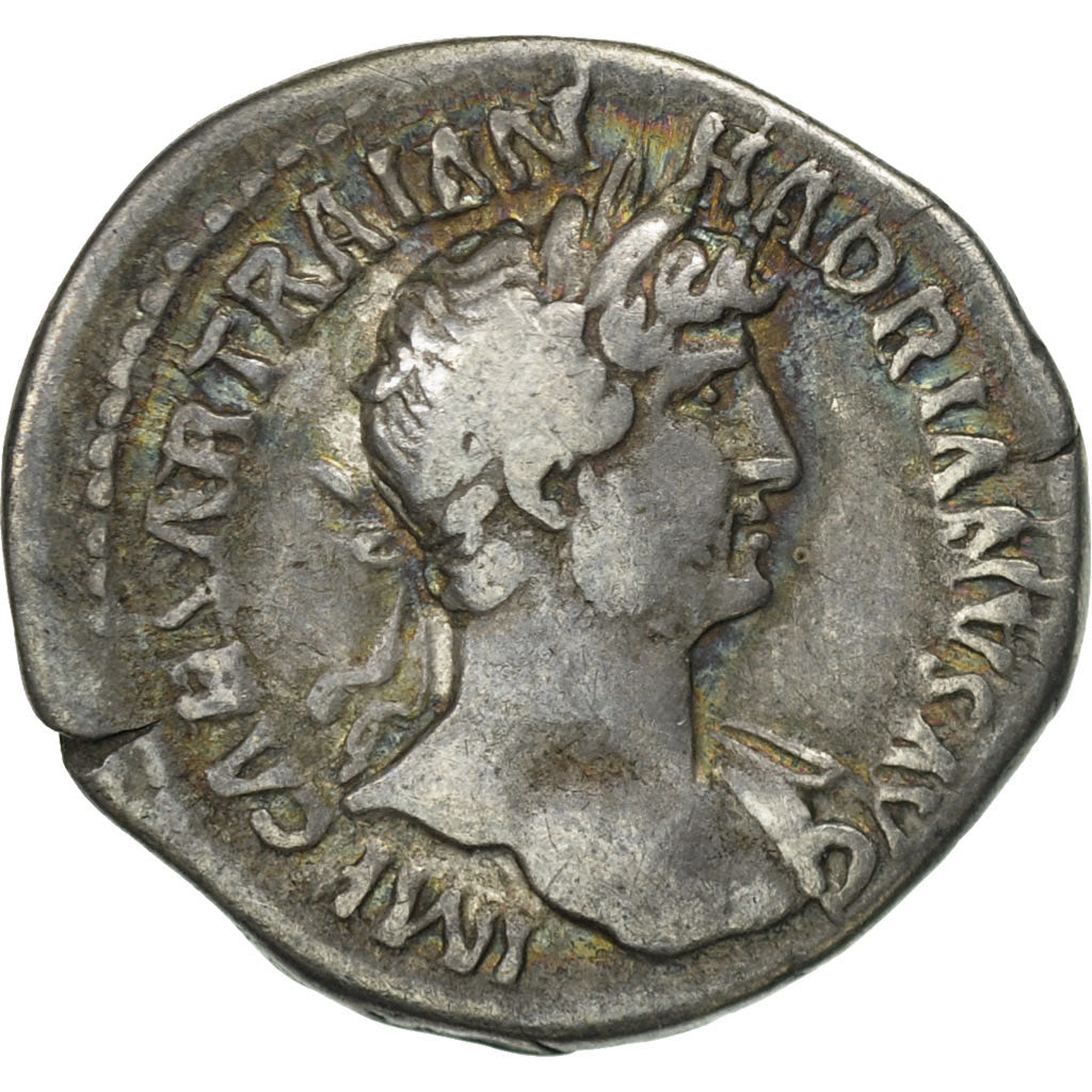 Münze, Hadrian, Denarius, Rome, S+, Silber, RIC:94