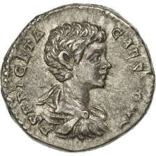 Moneta, Geta, Denarius, Rome, BB+, Argento, RIC:20b