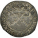 Moneda, Francia, Charles VII, Blanc aux lis accotés, Bourges, BC+, Vellón
