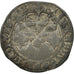 Moneta, Francia, Charles VII, Blanc aux lis accotés, Bourges, MB, Biglione