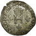 Moneta, Francja, Demi Gros de Nesle, 1551, Paris, VF(30-35), Srebro, Ciani:1303