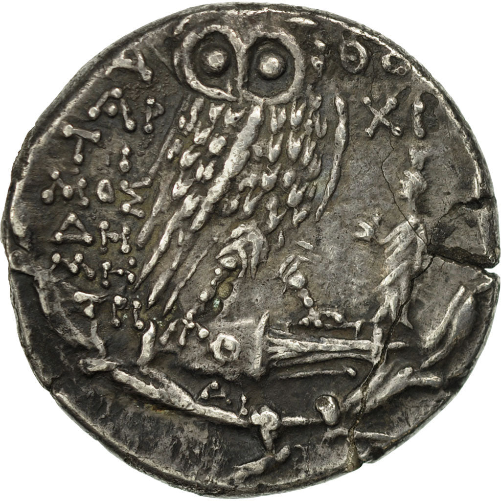 Attica, Athens, Tetradrachm, AU(50-53), Silver