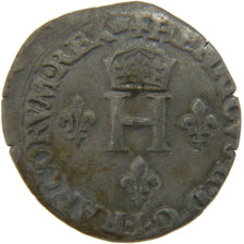 FRANCE, Demi Gros de Nesle, 1551, Paris, VF(20-25), Silver, Ciani #1303, 2.80