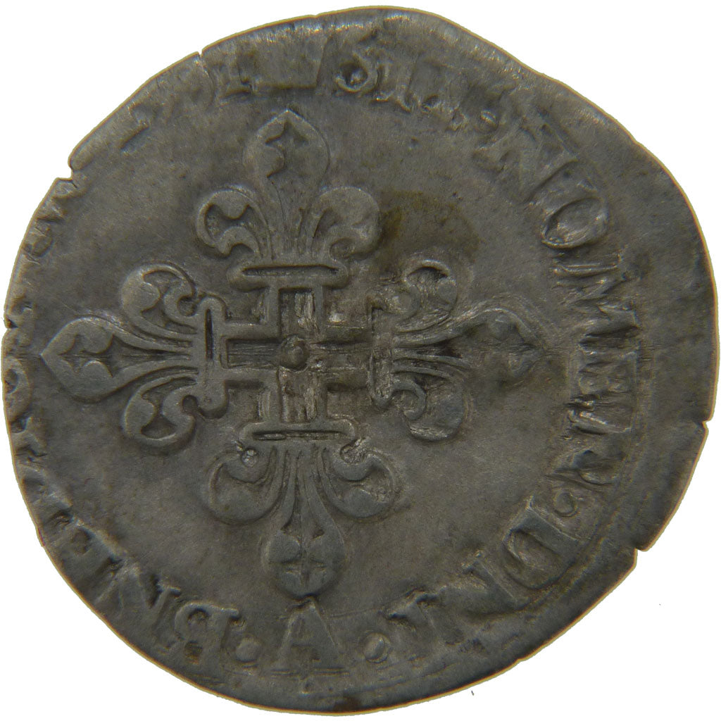 FRANCE, Demi Gros de Nesle, 1551, Paris, VF(20-25), Silver, Ciani #1303, 2.80
