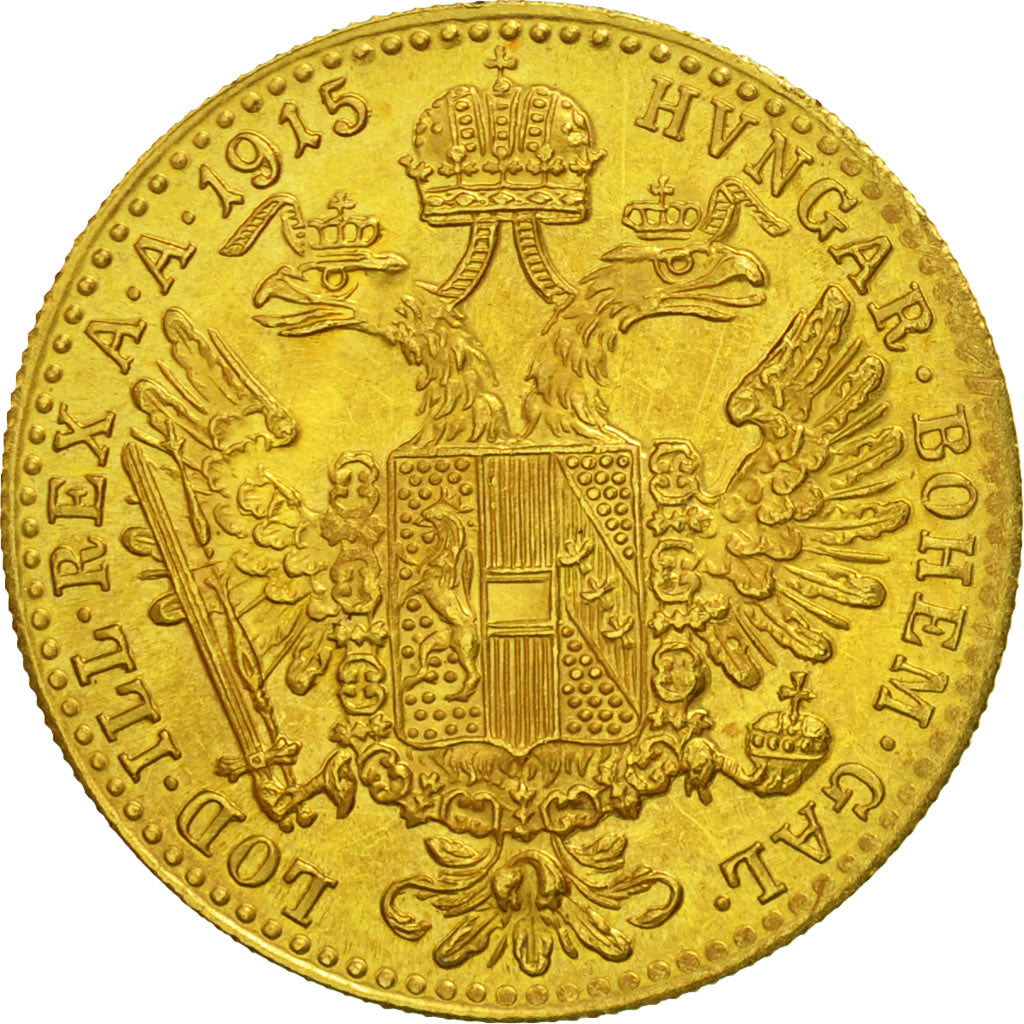 Austria, Franz Joseph I, Ducat, 1915, MS(64), Gold, KM:2267