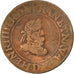 Francia, Henri IV, Double Tournois, 1609, Lyon, MB, Rame, CGKL:202A