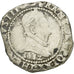 France, Henri III, Franc au Col Plat, 1582, Bayonne, TB+, Argent, Sombart:4714