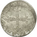 Münze, Frankreich, Henri IV, 1/4 Ecu de Béarn, 1590, Pau, SS, Kupfer