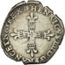 France, Henri IV, 1/4 Ecu de Béarn, 1604, Pau, EF(40-45), Copper, Sombart:4706
